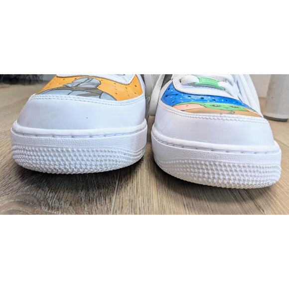 Nike Air Force 1 Mens High Top Sneakers 13 Star Wars Mandalorian Custom Painted - Picture 8 of 12